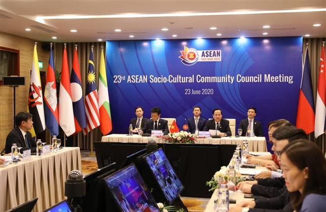 [Foto] 23 Reunión del Consejo de la Comunidad Sociocultural de la ASEAN ảnh 1