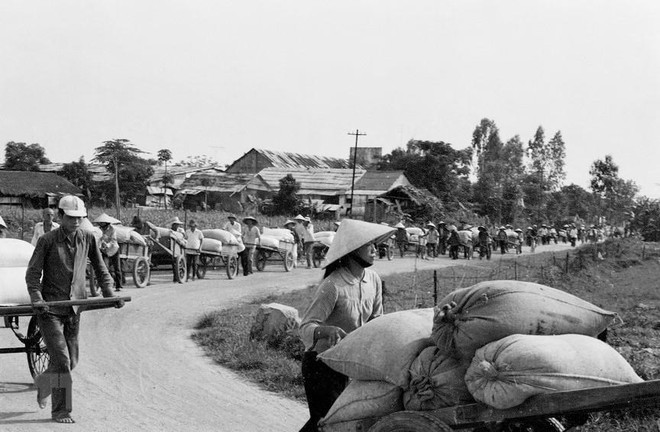 [Foto] Tras la guerra, Vietnam superó las dificultades para la reconstrucción nacional bajo la dirección del Partido Comunista ảnh 10