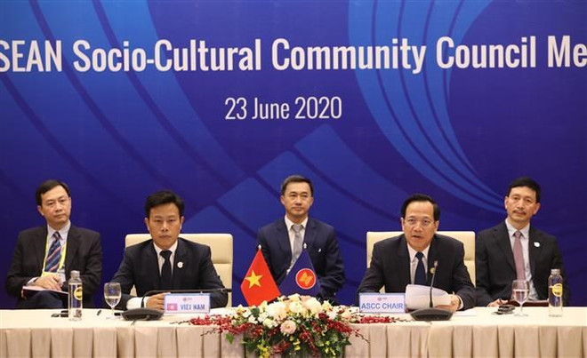 [Foto] 23 Reunión del Consejo de la Comunidad Sociocultural de la ASEAN ảnh 2