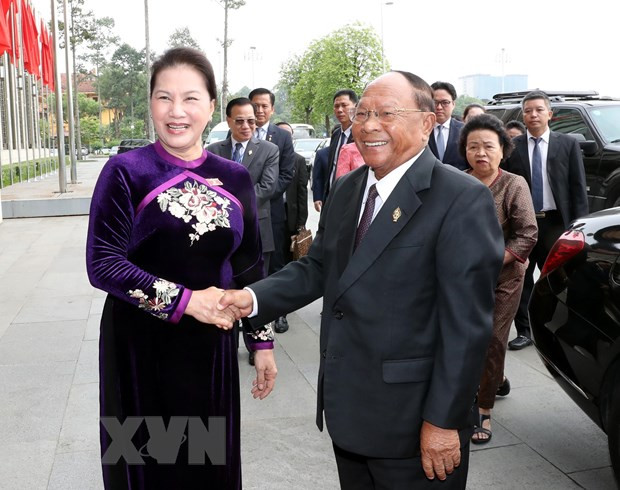 Concluye presidente de Asamblea Nacional de Camboya visita oficial a Vietnam ảnh 1 Concluye presidente de Asamblea Nacional de Camboya visita oficial a Vietnam ảnh 1