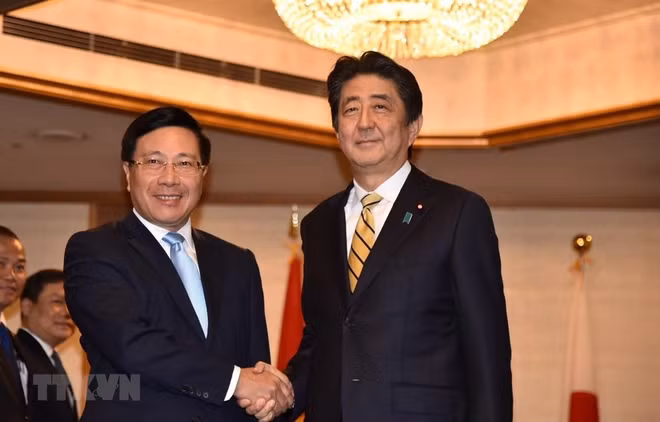 Vicepremier de Vietnam se reúne con Shinzo Abe al margen de conferencia en Japón ảnh 1