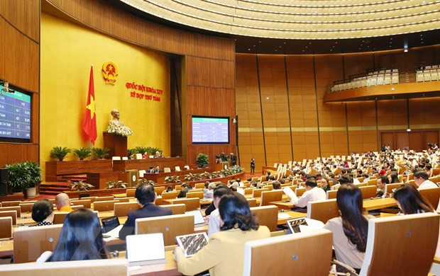 Parlamento de Vietnam prosigue debates y votaciones para aprobar leyes ảnh 1 Parlamento de Vietnam prosigue debates y votaciones para aprobar leyes ảnh 1