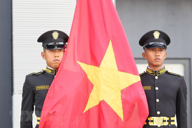 Izan bandera vietnamita en Juegos del Sudeste Asiático ảnh 1 Izan bandera vietnamita en Juegos del Sudeste Asiático ảnh 1