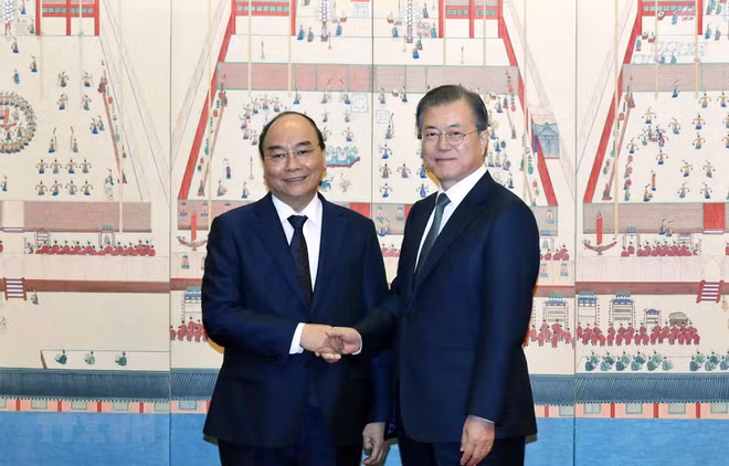 Acuerdan Vietnam y Corea del Sur elevar intercambio comercial a 100 mil millones de dólares ảnh 1