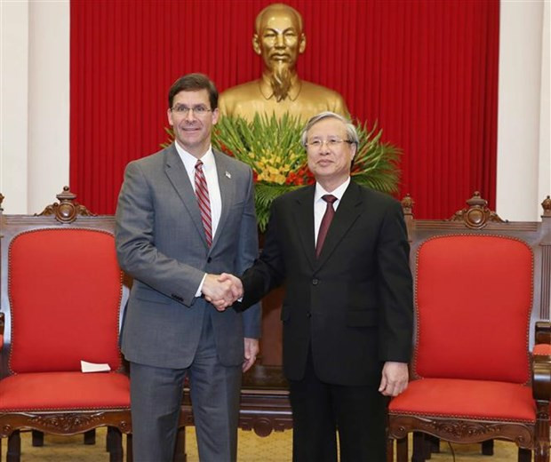 Vietnam y Estados Unidos por incrementar respaldo mutuo en misiones internacionales ảnh 1 Vietnam y Estados Unidos por incrementar respaldo mutuo en misiones internacionales ảnh 1