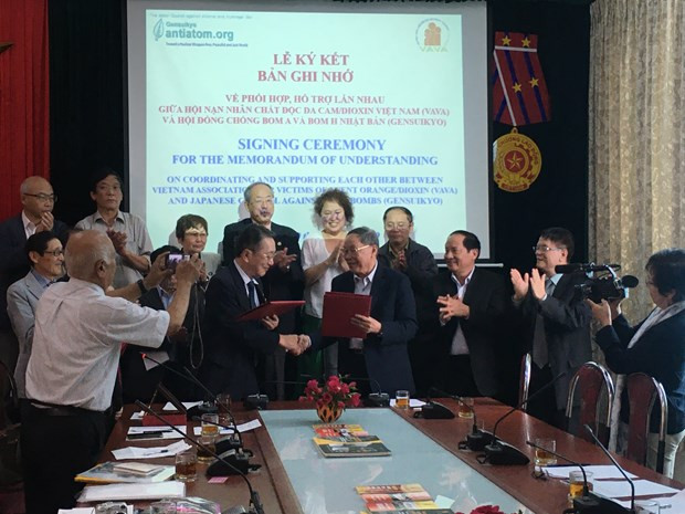Asociaciones de Vietnam y Japón entablan cooperación en mitigación de secuelas de guerra ảnh 1 Asociaciones de Vietnam y Japón entablan cooperación en mitigación de secuelas de guerra ảnh 1