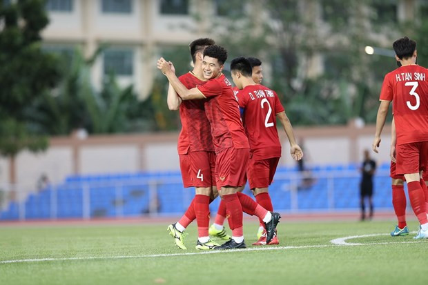 Aplasta Vietnam a Brunei en primer partido de fútbol masculino de SEA Games ảnh 1 Aplasta Vietnam a Brunei en primer partido de fútbol masculino de SEA Games ảnh 1