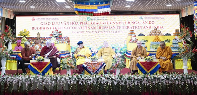 Efectúan en Moscú intercambio cultural budista de Vietnam, Rusia y la India ảnh 1 Efectúan en Moscú intercambio cultural budista de Vietnam, Rusia y la India ảnh 1