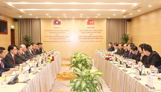 Robustecen cooperación entre Comisiones de Partidos de Vietnam y Laos ảnh 1 Robustecen cooperación entre Comisiones de Partidos de Vietnam y Laos ảnh 1
