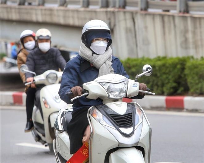 Norte de Vietnam: Ola de frío baja la temperatura a menos de 10 grados ảnh 1