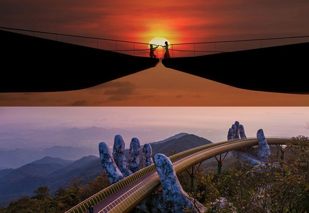 Puente del beso, un nuevo destino icónico en Vietnam ảnh 2 Puente del beso, un nuevo destino icónico en Vietnam ảnh 2