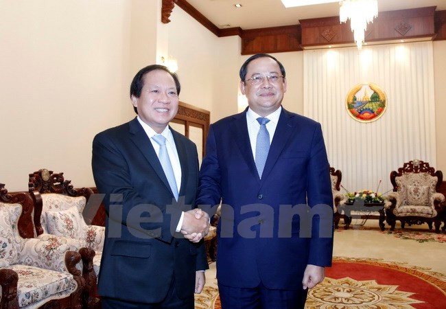 Vietnam y Laos por fortalecer lazos en información y comunicación ảnh 1 Vietnam y Laos por fortalecer lazos en información y comunicación ảnh 1