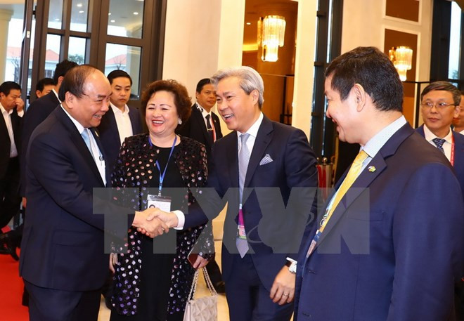 Premier vietnamita dialoga con comunidad empresarial de Asia-Pacífico ảnh 1 Premier vietnamita dialoga con comunidad empresarial de Asia-Pacífico ảnh 1