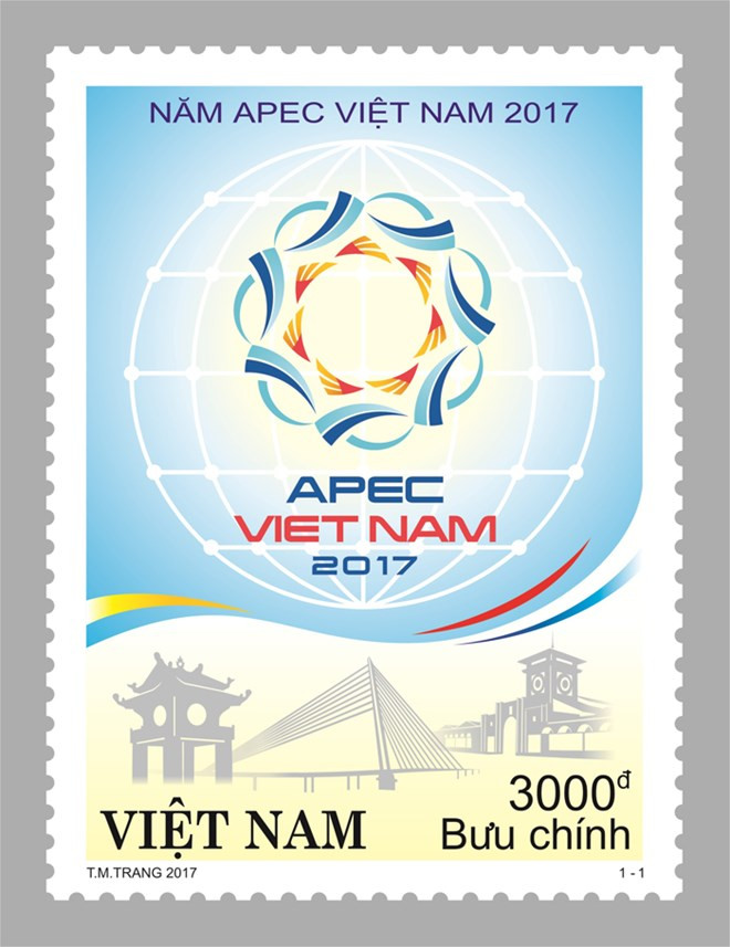 Vietnam emite colección de sellos postales en saludo al APEC 2017 ảnh 1 Vietnam emite colección de sellos postales en saludo al APEC 2017 ảnh 1