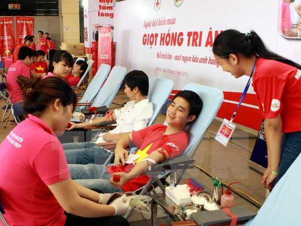 Campaña humanitaria de donación de sangre llega a Hanoi ảnh 1 Campaña humanitaria de donación de sangre llega a Hanoi ảnh 1