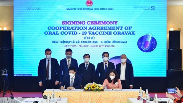 Vietnam e Israel comercializarán vacuna oral Oravax contra el COVID-19 en Sudeste Asiático ảnh 1 Vietnam e Israel comercializarán vacuna oral Oravax contra el COVID-19 en Sudeste Asiático ảnh 1
