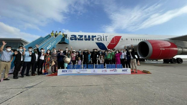 Khanh Hoa da la bienvenida a turistas rusos con pasaportes de vacunas ảnh 1 Khanh Hoa da la bienvenida a turistas rusos con pasaportes de vacunas ảnh 1