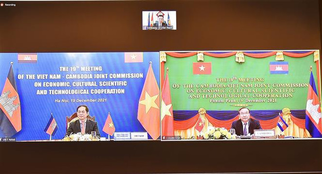 Vietnam y Camboya discuten cooperación bilateral en diversos sectores ảnh 2 Vietnam y Camboya discuten cooperación bilateral en diversos sectores ảnh 2