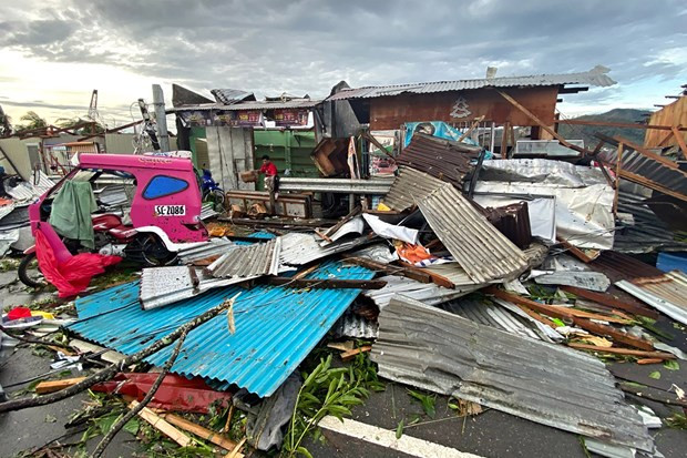 Declara Filipinas estado de calamidad en áreas devastadas por supertifón Rai ảnh 1 Declara Filipinas estado de calamidad en áreas devastadas por supertifón Rai ảnh 1