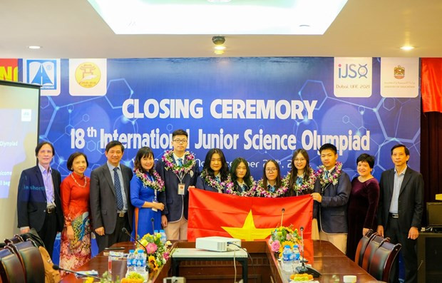 Vietnam cosecha resultados destacados en Olimpiada Juvenil Internacional de Ciencias 2021 ảnh 1