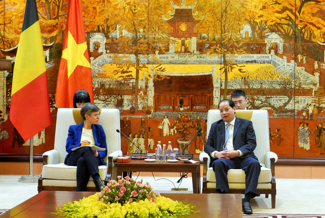 Impulsan cooperación entre Hanoi y provincia belga de Amberes ảnh 1 Impulsan cooperación entre Hanoi y provincia belga de Amberes ảnh 1