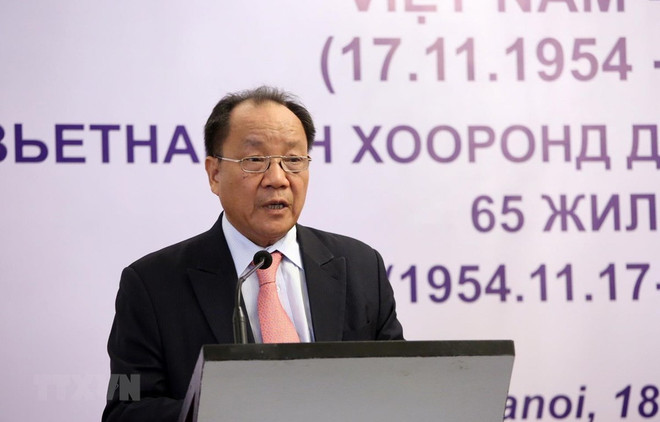 Conmemoran en Hanoi aniversario 65 del establecimiento de relaciones Vietnam-Mongolia ảnh 1 Conmemoran en Hanoi aniversario 65 del establecimiento de relaciones Vietnam-Mongolia ảnh 1