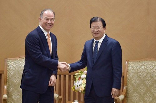 Respalda vicepremier de Vietnam cooperación energética con empresa estadounidense ảnh 1 Respalda vicepremier de Vietnam cooperación energética con empresa estadounidense ảnh 1