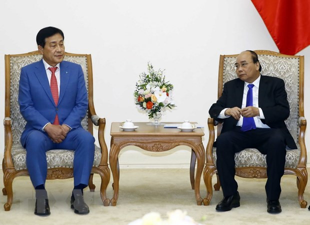 Destaca primer ministro de Vietnam cooperación financiera con grupo sudcoreano ảnh 1 Destaca primer ministro de Vietnam cooperación financiera con grupo sudcoreano ảnh 1