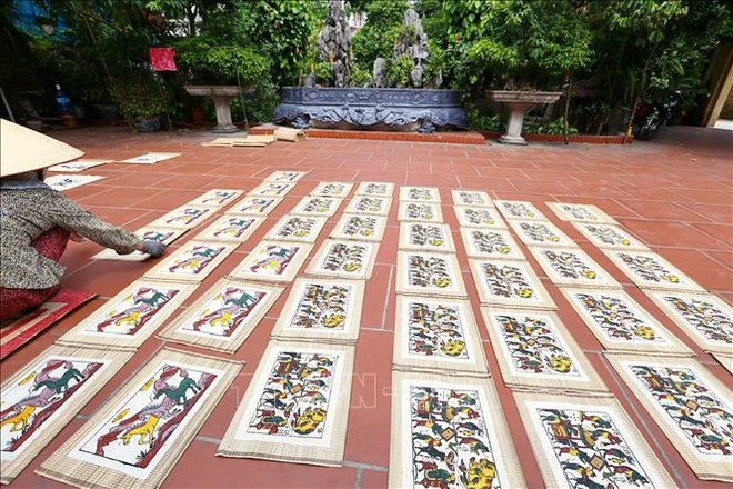 Pinturas folclóricas de Dong Ho, legado cultural de Vietnam ảnh 2 Pinturas folclóricas de Dong Ho, legado cultural de Vietnam ảnh 2