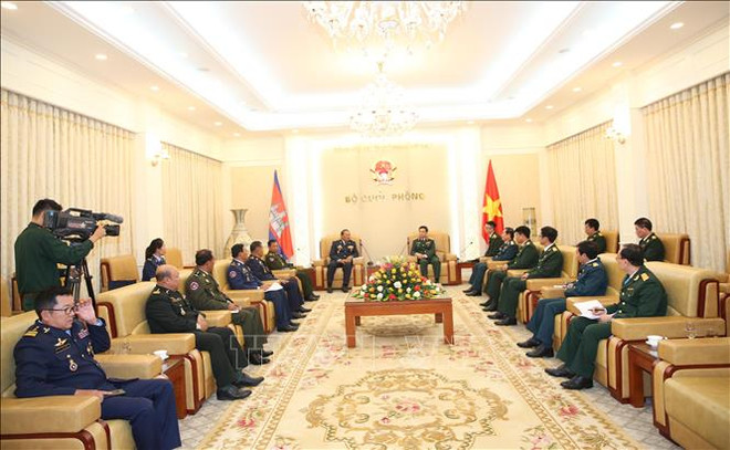 Camboya solicita apoyo del Ministerio de Defensa de Vietnam en capacitación de personal ảnh 1 Camboya solicita apoyo del Ministerio de Defensa de Vietnam en capacitación de personal ảnh 1