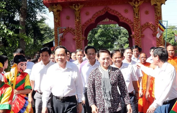 Participa máxima legisladora de Vietnam en Festival de Gran Unidad Nacional ảnh 1 Participa máxima legisladora de Vietnam en Festival de Gran Unidad Nacional ảnh 1