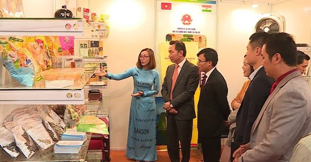Presentan productos destacados de Vietnam en feria de comercio en la India ảnh 1