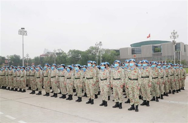 Cascos azules de Vietnam en Sudán del Sur celebran Día Nacional ảnh 2 Cascos azules de Vietnam en Sudán del Sur celebran Día Nacional ảnh 2