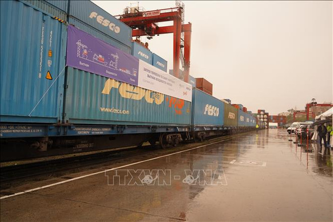 Conexión de rutas de transporte marítimo y ferrocarril impulsará comercio Vietnam - Rusia ảnh 1 Conexión de rutas de transporte marítimo y ferrocarril impulsará comercio Vietnam - Rusia ảnh 1