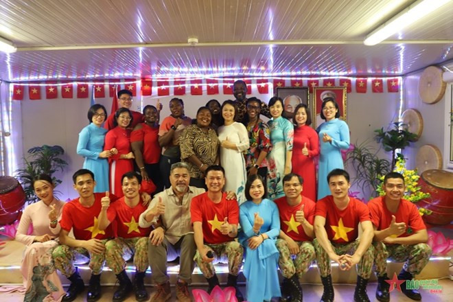 Cascos azules de Vietnam en Sudán del Sur celebran Día Nacional ảnh 1 Cascos azules de Vietnam en Sudán del Sur celebran Día Nacional ảnh 1