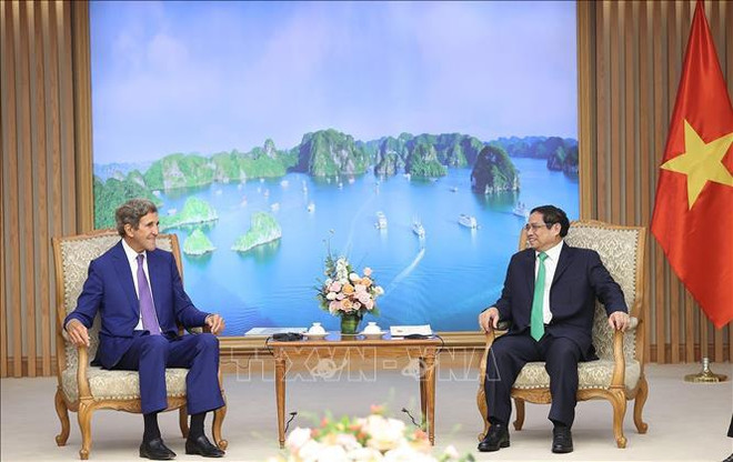 Primer ministro de Vietnam recibe a John Kerry ảnh 2 Primer ministro de Vietnam recibe a John Kerry ảnh 2