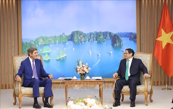 Primer ministro de Vietnam recibe a John Kerry ảnh 2