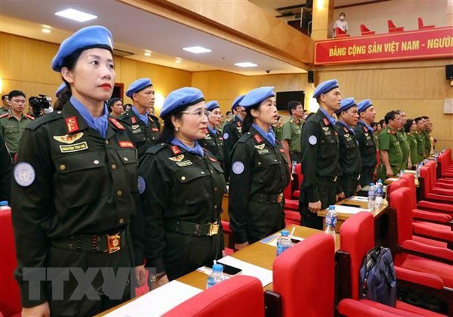 Policía vietnamita lista para unirse a las fuerzas de mantenimiento de la paz de la ONU ảnh 1 Policía vietnamita lista para unirse a las fuerzas de mantenimiento de la paz de la ONU ảnh 1