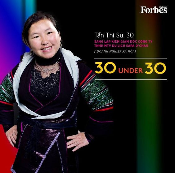 Forbes Vietnam honra a mujer de etnia minoritaria Mong ảnh 1 Forbes Vietnam honra a mujer de etnia minoritaria Mong ảnh 1