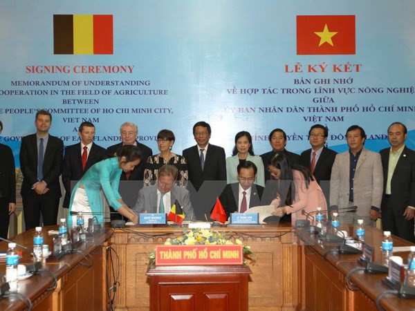 Ciudad Ho Chi Minh y la región belga de Flandes Oriental cooperan en el sector agrícola ảnh 1 Ciudad Ho Chi Minh y la región belga de Flandes Oriental cooperan en el sector agrícola ảnh 1
