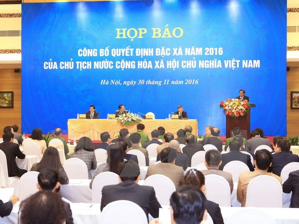 Vietnam publica Decisión de Amnistía 2016 ảnh 1 Vietnam publica Decisión de Amnistía 2016 ảnh 1
