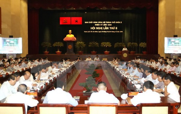 Sesiona octava reunión del Comité Partidista de Ciudad Ho Chi Minh ảnh 1