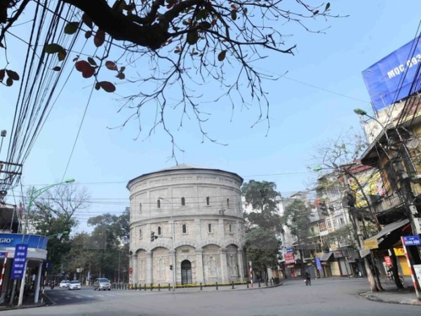 Luces encienden centenaria torre de agua en Hanoi, gracias a apoyo holandés ảnh 2 Luces encienden centenaria torre de agua en Hanoi, gracias a apoyo holandés ảnh 2