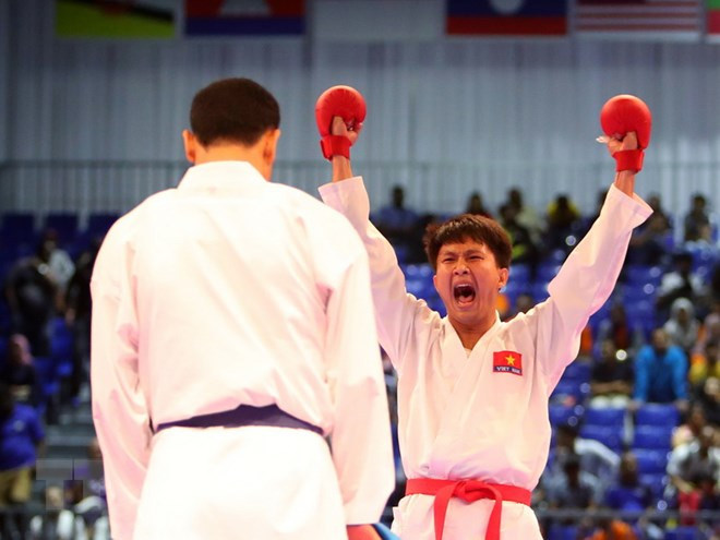 Triunfa Vietnam en Campeonato de Karate del Sudeste Asiático ảnh 1 Triunfa Vietnam en Campeonato de Karate del Sudeste Asiático ảnh 1
