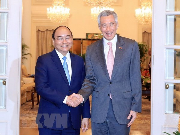 Vietnam y Singapur emiten Declaración Conjunta ảnh 1