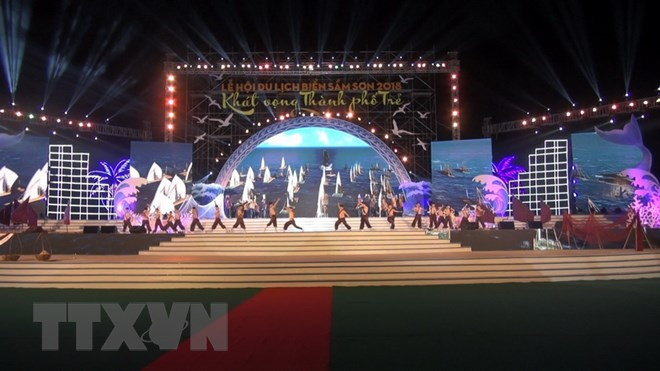 Nueva temporada turística en Thanh Hoa se inicia con festival marítimo ảnh 1 Nueva temporada turística en Thanh Hoa se inicia con festival marítimo ảnh 1