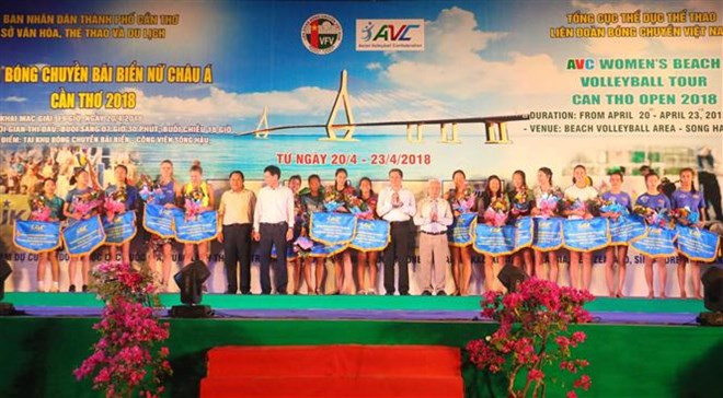Inician en Vietnam el Torneo femenino asiático de voleibol de playa 2018 ảnh 1 Inician en Vietnam el Torneo femenino asiático de voleibol de playa 2018 ảnh 1