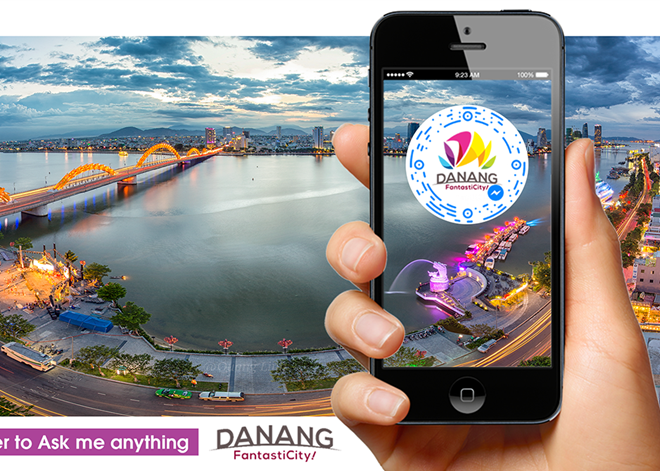 Ciudad vietnamita de Da Nang utiliza chatbot para servir a los turistas ảnh 1 Ciudad vietnamita de Da Nang utiliza chatbot para servir a los turistas ảnh 1