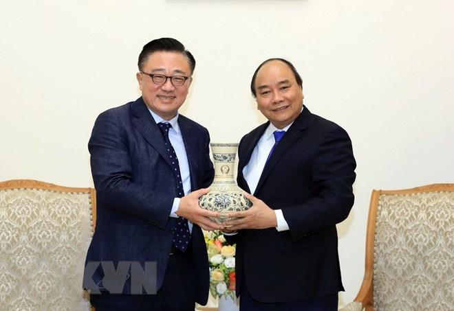 Premier vietnamita propone a Samsung ampliar inversiones a nuevas esferas ảnh 1 Premier vietnamita propone a Samsung ampliar inversiones a nuevas esferas ảnh 1