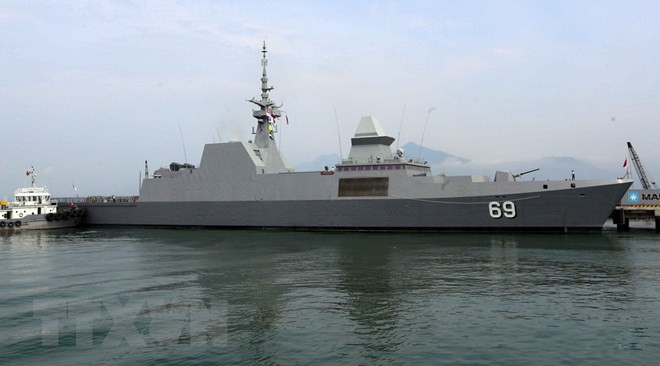 Destructor de Armada de Singapur atraca en puerto de Da Nang ảnh 1 Destructor de Armada de Singapur atraca en puerto de Da Nang ảnh 1